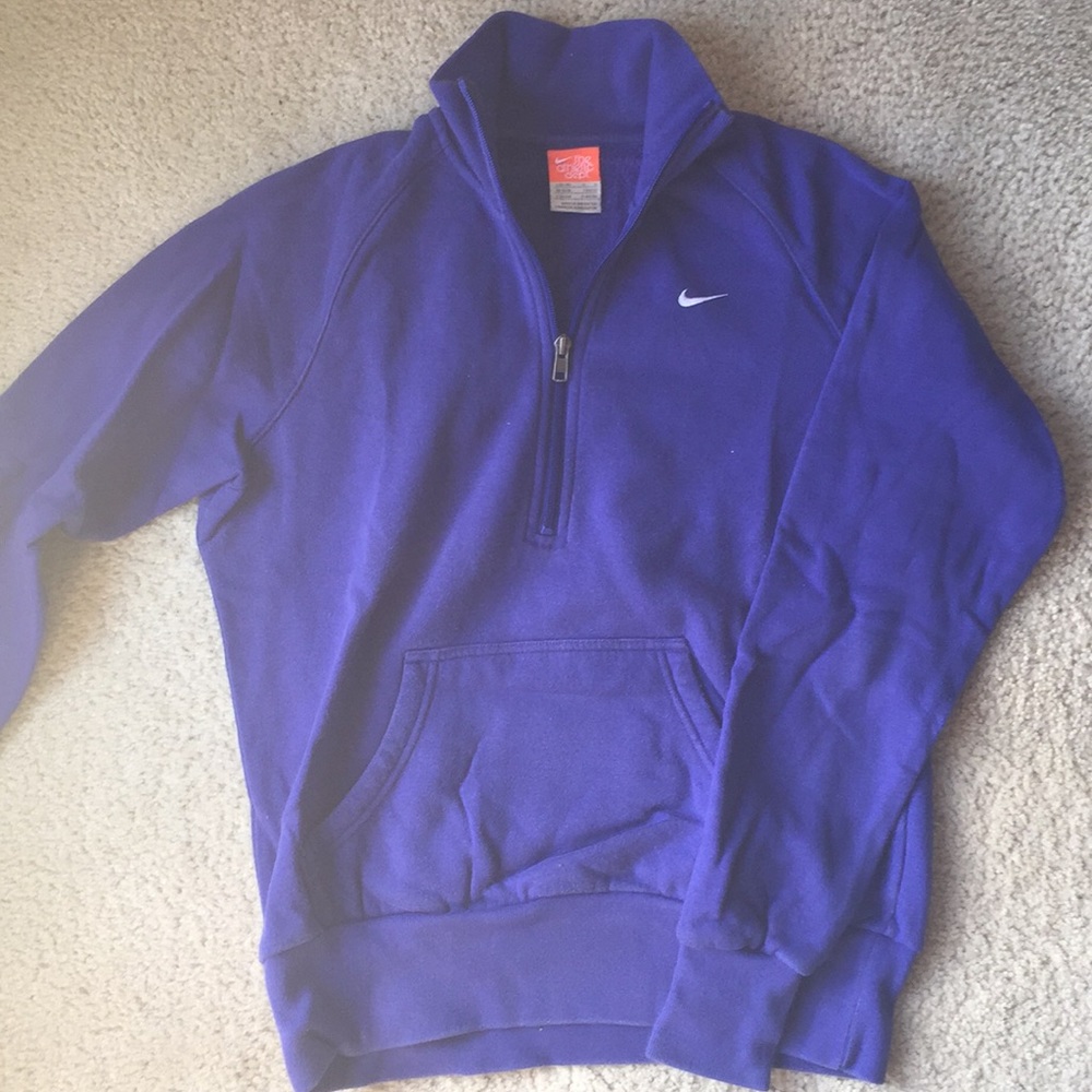 Nike 3/4 zip up sweatshirt